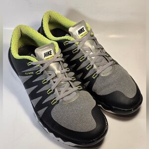 Nike Men's 11 Free Trainer 5.0 Sneakers Shoes Gray Lace Up Low Top 723939-007